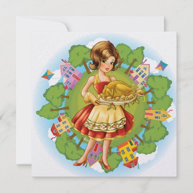 Türkei Abendessen - Erntedank - Weihnachten - SRF Einladung (Vorderseite)