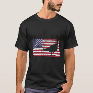 Türkei Amerikanische Flagge USA Vater 4. Juli Than T-Shirt