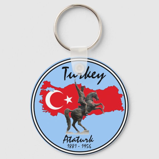 Türkei-Atatürk Schlüsselanhänger (Vorderseite)