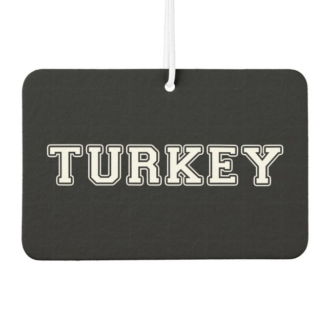 Türkei Autolufterfrischer (Vorderseite)