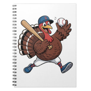 Türkei Batter Baseball Baseball Game Baseball Notizblock