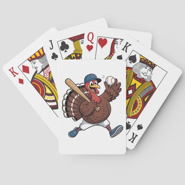 Türkei Batter Baseball Baseball Game Baseball Spielkarten (Rückseite)