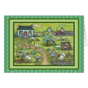 TÜRKEI-BETRIEB, LAND ERNTEDANK GREETING CARD V