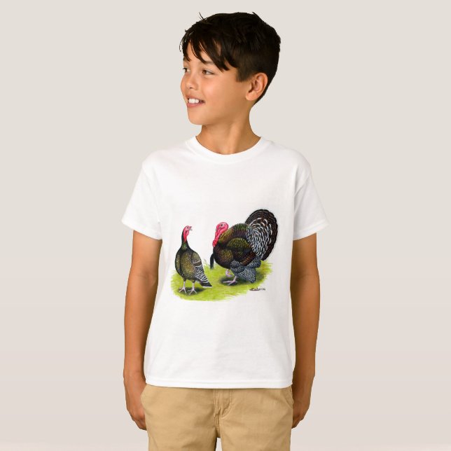 Türkei Broad Breastes Bronze T-Shirt (Vorne ganz)