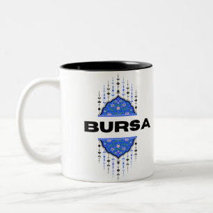 Türkei Bursa Souvenir Zweifarbige Tasse
