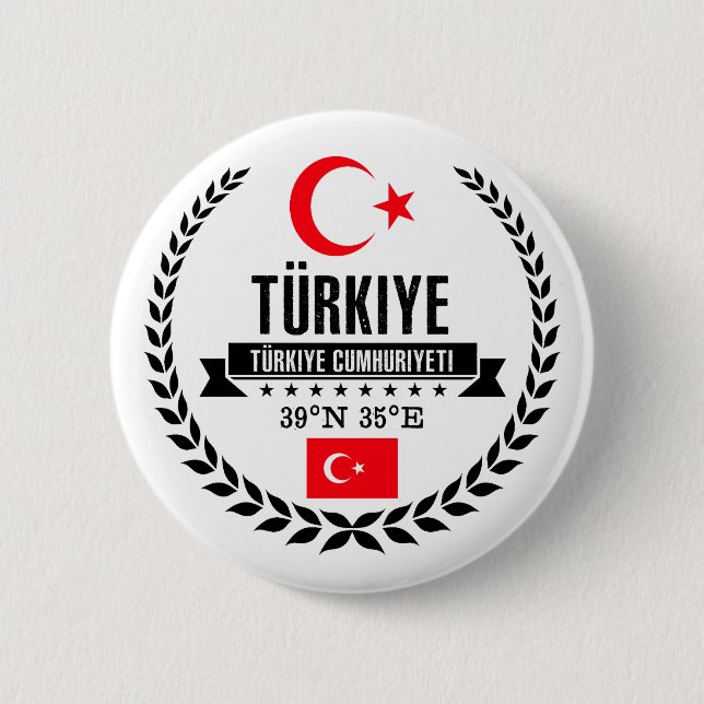 Türkei Button (Vorderseite)