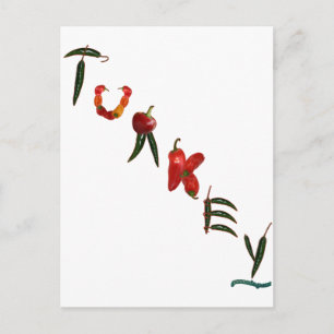 Türkei Chili Paprikaschoten Postkarte