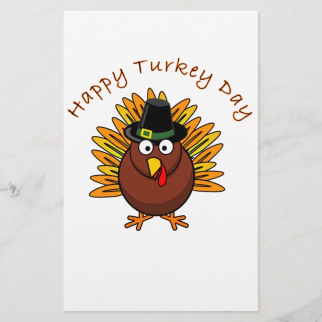 Türkei Day Erntedank Holiday Türkei Logo (Vorderseite)