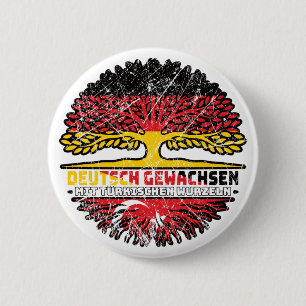 Türkei Deutscher Baum Wurzel Button