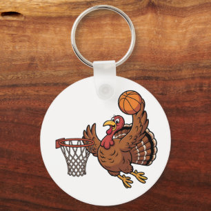 Türkei Dunking Basketball Erntedank Liebhaber Schlüsselanhänger
