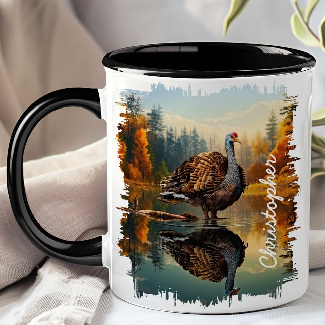 Türkei durch Herbstsee Reflektion Tasse (Von Creator hochgeladen)