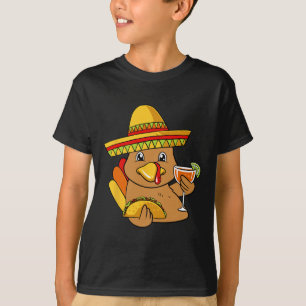 Türkei Eating Taco Erntedank Day Mexiko Food F T-Shirt