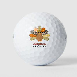 Türkei Erntedank Crew lustig niedlicher Golfer Golfball