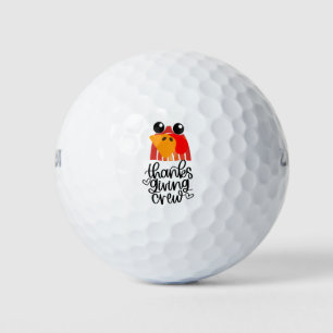 Türkei Erntedank Crew lustig niedlicher Golfer Golfball