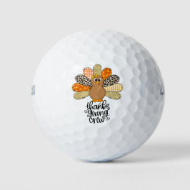 Türkei Erntedank Crew lustig niedlicher Golfer Golfball