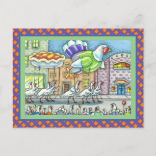 TÜRKEI ERNTEDANK DAY PARADE, HELIUMBALLOONS POSTKARTE