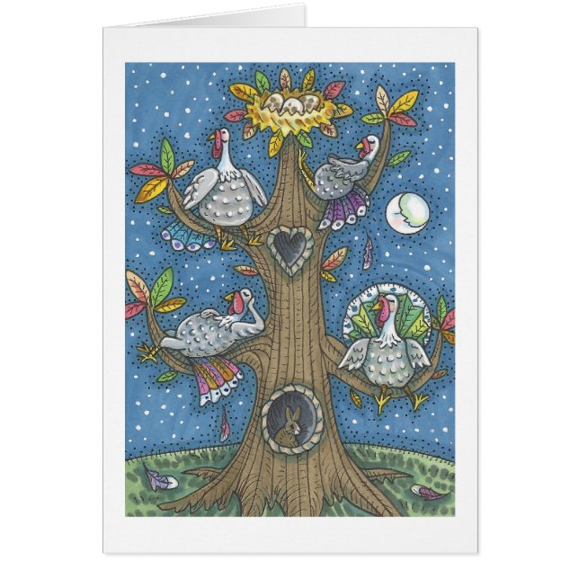 TÜRKEI ERNTEDANK SPASS GREETCARD Leere (Vorne)