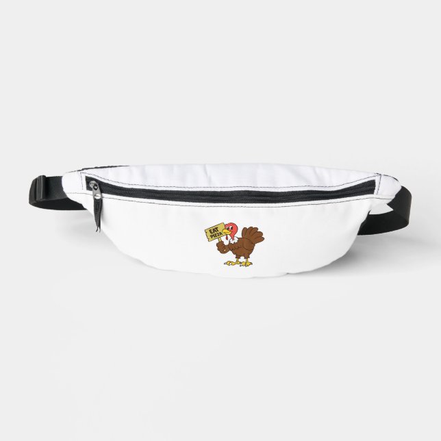 Türkei Ess Pizza Funny Erntedank Bauchtasche (Vorderseite)