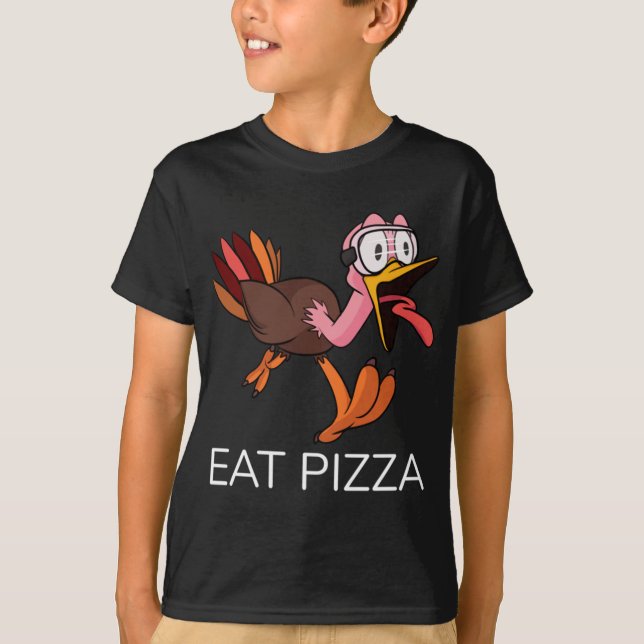 Türkei Essen Pizza Männer Frauen Kind Veganes Vege T-Shirt (Vorderseite)