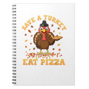 TÜRKEI ESSEN PIZZA Shirt Erwachsene Vegane Kinder  Notizblock