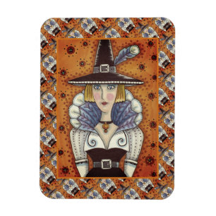 TÜRKEI FEATHER WITCH, EIN SALEM-ERNTEDANK, FOLG MAGNET