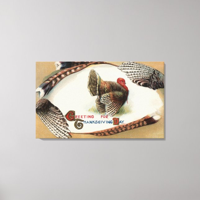 Türkei Feathers Leinwanddruck (Vorderseite)