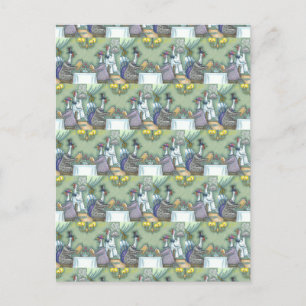 TÜRKEI, FEINSESSEN, ERNTEDANK BIRD SPASS POSTKARTE