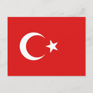 Türkei Flag Postkarte