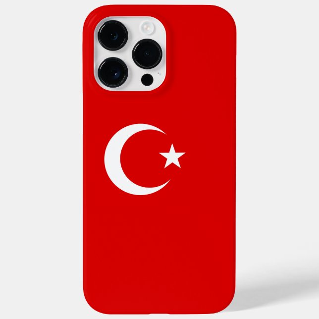 Türkei-Flagge Case-Mate iPhone Hülle (Rückseite)