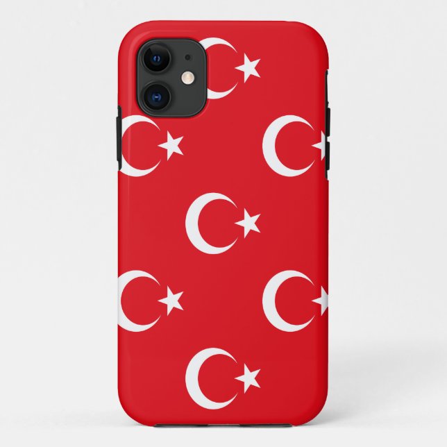 Türkei-Flagge Case-Mate iPhone Hülle (Rückseite)