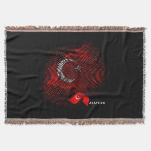 Türkei-Flagge Decke