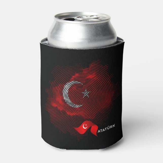 Türkei-Flagge Dosenkühler (Kanne Vorderseite)