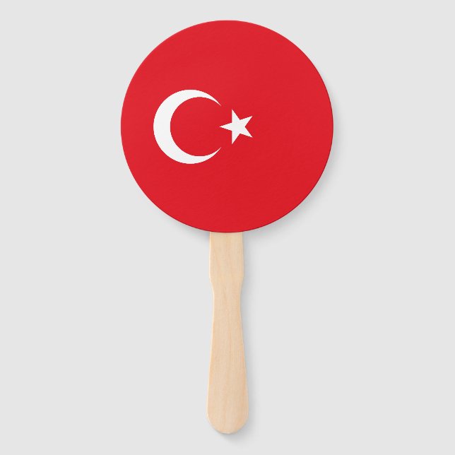 Türkei-Flagge Fächer (Vorderseite)