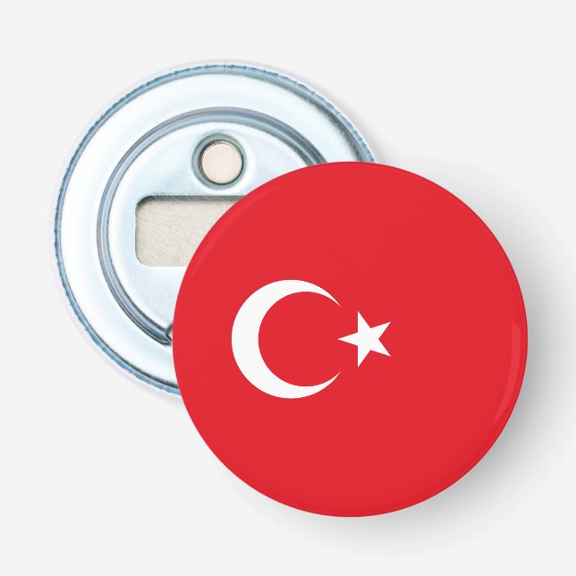 Türkei-Flagge Flaschenöffner (Vorderseite)