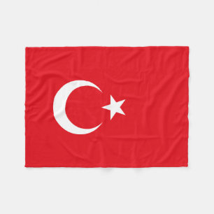 Türkei-Flagge Fleecedecke