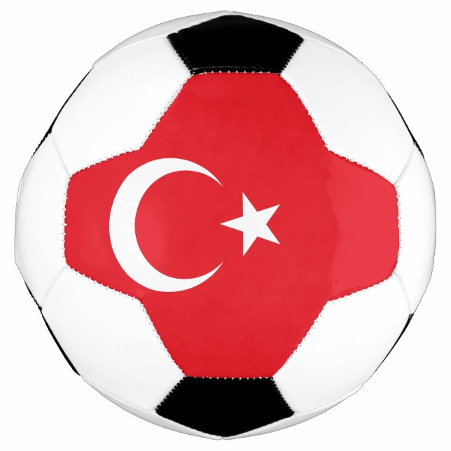 Türkei-Flagge Fußball (Vorderseite)