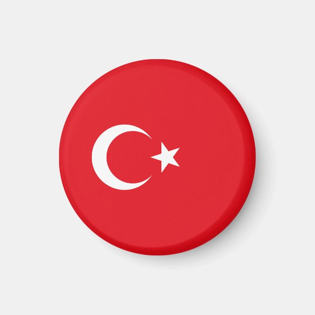 Türkei-Flagge Magnet (Vorne)