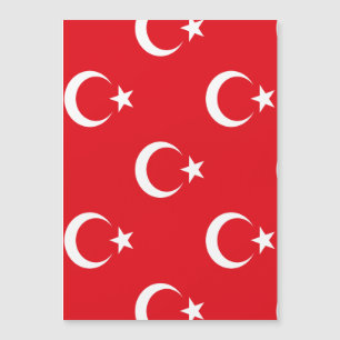 Türkei-Flagge Magneteinladung