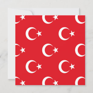 Türkei-Flagge Save The Date