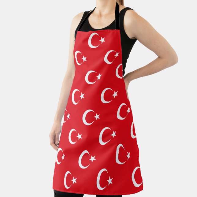 Türkei-Flagge Schürze (InSitu)