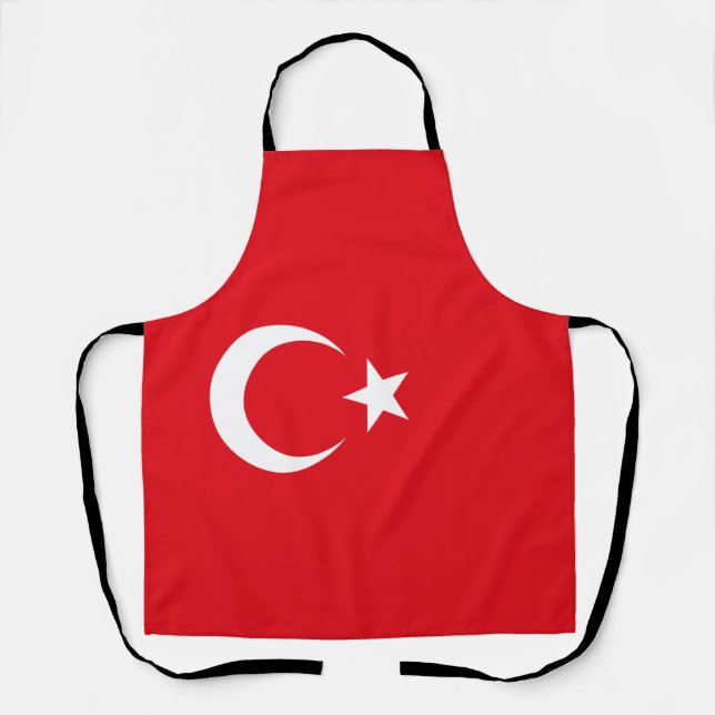 Türkei-Flagge Schürze (Vorderseite)