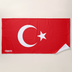 Türkei Flagge Splendid Patriotic Strandtuch