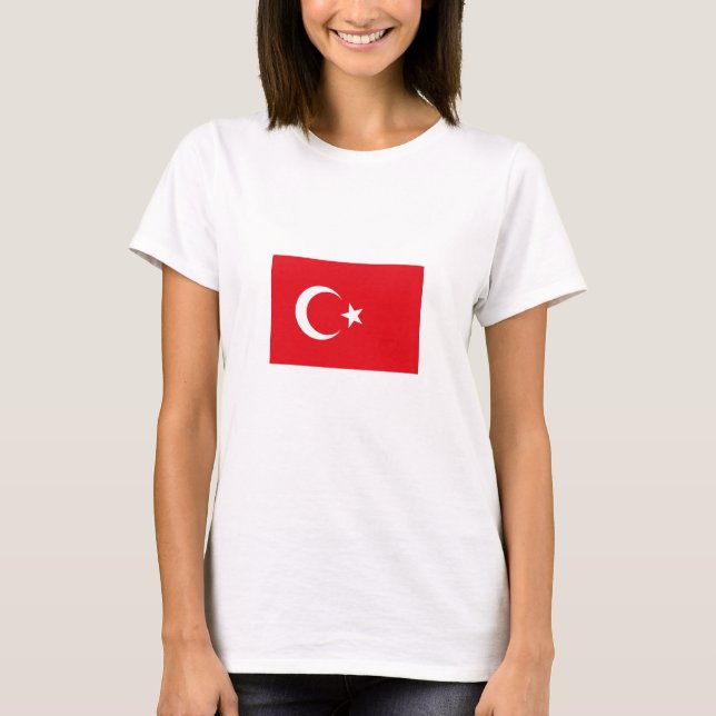 Türkei-Flagge T-Shirt (Vorderseite)