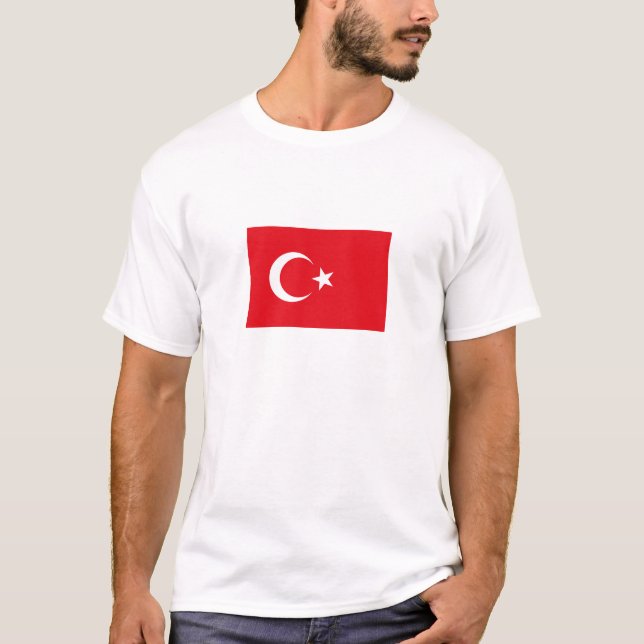 Türkei-Flagge T-Shirt (Vorderseite)