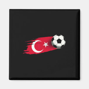 Türkei-Flagge-Trikot türkisches Fußballteam türkis Magnet