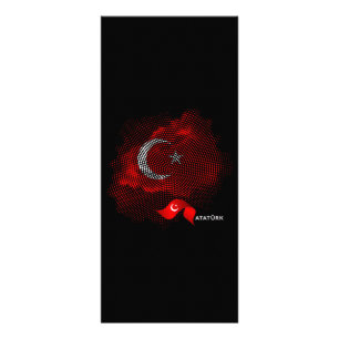 Türkei-Flagge Werbekarte