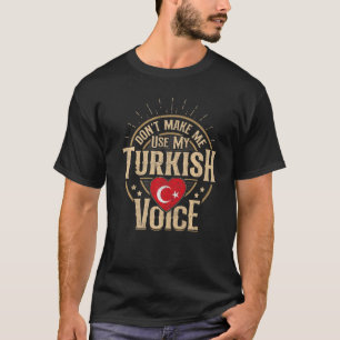 Türkei Flaggenstaaten für türkische Männer und Fra T-Shirt