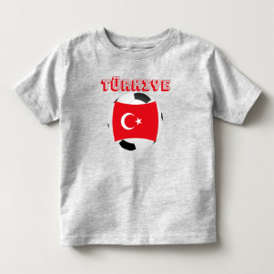 Türkei Football T - Shirt (Kleinkind's)