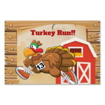Türkei führt Fundraiser Large Speedy Signs Yard Si