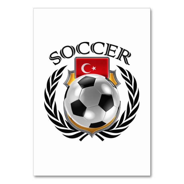 Türkei Fußball 2016 Fangerät Tischnummer (Rückseite)